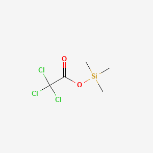 molecular formula C5H9Cl3O2Si B1584949 三甲基甲硅烷基三氯乙酸 CAS No. 25436-07-1