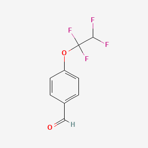 molecular formula C9H6F4O2 B1584954 4-(1,1,2,2-Tetrafluoroethoxy)benzaldehyde CAS No. 35295-36-4