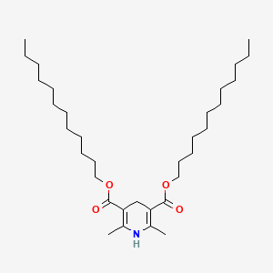 molecular formula C33H59NO4 B1584955 Didodecyl 1,4-dihydro-2,6-dimethylpyridine-3,5-dicarboxylate CAS No. 36265-41-5