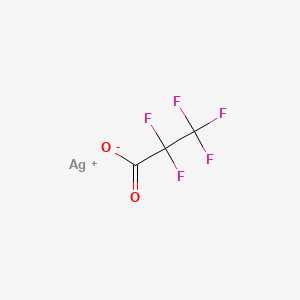 molecular formula C3HAgF5O2 B1584965 Pentafluorpropionan stribrny CAS No. 509-09-1