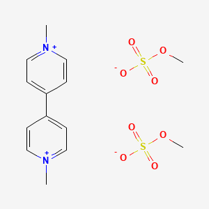molecular formula C14H20N2O8S2 B1584967 百草枯甲基硫酸盐 CAS No. 2074-50-2