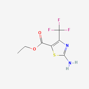 molecular formula C7H7F3N2O2S B1584976 2-氨基-4-(三氟甲基)噻唑-5-甲酸乙酯 CAS No. 344-72-9