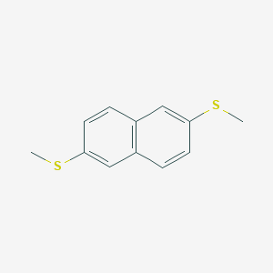 molecular formula C12H12S2 B158498 Naphthalene, 2,6-bis(methylthio)- CAS No. 10075-77-1