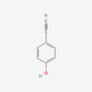 molecular formula C8H6O B1584995 Phenol, 4-ethynyl- CAS No. 24979-70-2