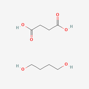 molecular formula C8H16O6 B1584996 Butanedioic acid;butane-1,4-diol CAS No. 25777-14-4