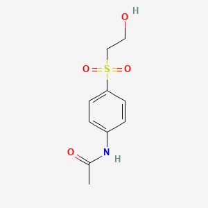 molecular formula C10H13NO4S B1584998 N-(4-((2-HYDROXYETHYL)SULFONYL)PHENYL)ACETAMIDE CAS No. 27375-52-6