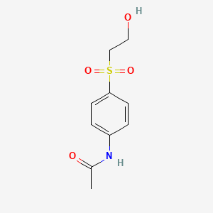 molecular formula C10H13NO4S B1584998 Acetamide, N-[4-[(2-hydroxyethyl)sulfonyl]phenyl]- CAS No. 27375-52-6