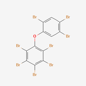 molecular formula C12H2Br8O<br>C6HBr4-O-C6HBr4<br>C12H2Br8O B1585003 2,2',3,4,4',5,5',6-Octabromodiphenyl ether CAS No. 337513-72-1