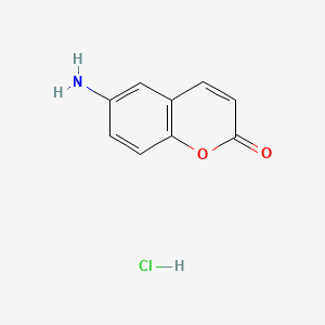 molecular formula C9H8ClNO2 B1585013 6-Aminocoumarin hydrochloride CAS No. 63989-79-7