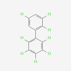 molecular formula C12H2Cl8 B1585015 2,2',3,3',4,5,5',6-Octachlorobiphenyl CAS No. 68194-17-2
