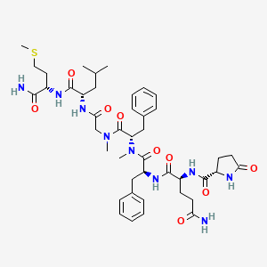 molecular formula C43H61N9O9S B1585030 [Glp5,(Me)Phe8,Sar9] Substance P (5-11) CAS No. 77128-69-9