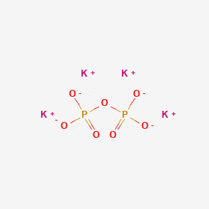 molecular formula K4P2O7<br>K4O7P2 B158504 Potassium pyrophosphate CAS No. 10124-52-4