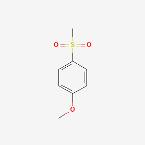 molecular formula C8H10O3S B1585040 1-Methoxy-4-(methylsulfonyl)benzene CAS No. 3517-90-6