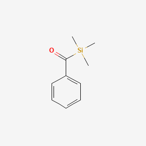 molecular formula C10H14OSi B1585042 phenyl(trimethylsilyl)methanone CAS No. 5908-41-8
