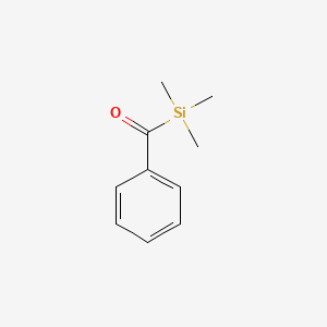 molecular formula C10H14OSi B1585042 Silane, benzoyltrimethyl- CAS No. 5908-41-8