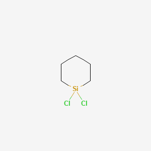 molecular formula C5H10Cl2Si B1585049 1,1-Dichlorosilacyclohexane CAS No. 2406-34-0