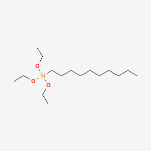 molecular formula C16H36O3Si B1585056 Decyltriethoxysilane CAS No. 2943-73-9