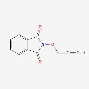 molecular formula C11H7NO3 B1585080 邻苯二甲酰亚胺-N-(炔丙氧基) CAS No. 4616-63-1