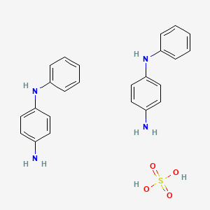 molecular formula C12H14N2O4S B1585081 4-Aminodiphenylamine sulfate CAS No. 4698-29-7