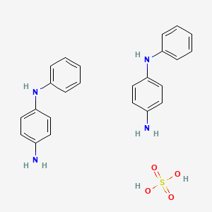 molecular formula C24H26N4O4S B1585081 N-苯基-p-苯二胺硫酸盐 CAS No. 4698-29-7