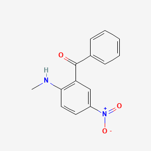 molecular formula C14H12N2O3 B1585082 2-Methylamino-5-nitrobenzophenone CAS No. 4958-56-9