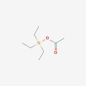molecular formula C8H18O2Si B1585087 乙酸氧基三乙基硅烷 CAS No. 5290-29-9