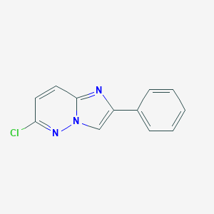 molecular formula C12H8ClN3 B158509 6-Chloro-2-phenylimidazo[1,2-b]pyridazine CAS No. 1844-53-7