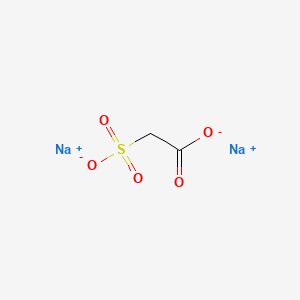 molecular formula C2H2Na2O5S B1585094 Acetic acid, sulfo-, disodium salt CAS No. 5462-60-2