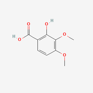 molecular formula C9H10O5 B1585096 2-羟基-3,4-二甲氧基苯甲酸 CAS No. 5653-46-3