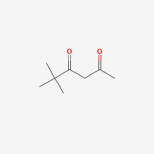 molecular formula C8H14O2 B1585119 5,5-二甲基己烷-2,4-二酮 CAS No. 7307-04-2