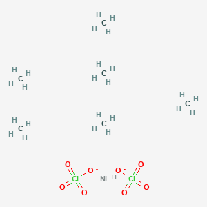 molecular formula ClH3NiO5 B1585125 Nickel diperchlorate hexahydrate CAS No. 13520-61-1