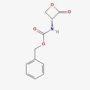 molecular formula C11H11NO4 B1585129 N-Carbobenzyloxy-D-serine-beta-lactone CAS No. 98632-91-8