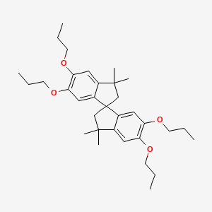 3,3,3',3'-Tetramethyl-5,5',6,6'-tetrapropoxy-1,1'-spirobiindane
