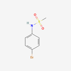 molecular formula C7H8BrNO2S B1585141 N-(4-溴苯基)甲磺酰胺 CAS No. 4284-50-8