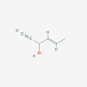 molecular formula C6H8O B158515 (E)-hex-4-en-1-yn-3-ol CAS No. 10138-60-0
