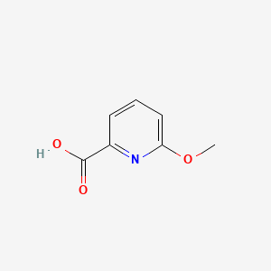 molecular formula C7H7NO3 B1585152 6-甲氧基吡啶-2-羧酸 CAS No. 26893-73-2