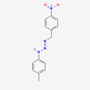 molecular formula C14H14N4O2 B1585153 1-(4-Nitrobenzyl)-3-p-tolyltriazene CAS No. 60259-80-5