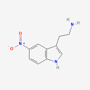 molecular formula C10H11N3O2 B1585162 3-(2-AMINOETHYL)-5-NITROINDOLE CAS No. 55747-72-3