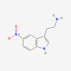 molecular formula C10H11N3O2 B1585162 2-(5-硝基-1H-吲哚-3-基)乙胺 CAS No. 55747-72-3