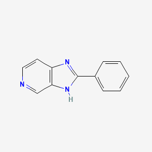 molecular formula C12H9N3 B1585164 2-苯基-3H-咪唑并[4,5-c]吡啶 CAS No. 75007-92-0