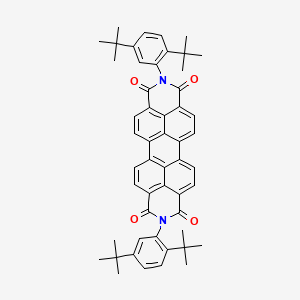 molecular formula C52H50N2O4 B1585167 N,N'-Bis(2,5-di-tert-butylphenyl)-3,4,9,10-perylenedicarboximide CAS No. 83054-80-2
