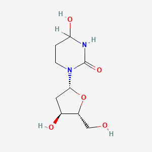 molecular formula C9H16N2O5 B1585170 2'-deoxy-3,4,5,6-tetrahydrouridine CAS No. 31962-88-6