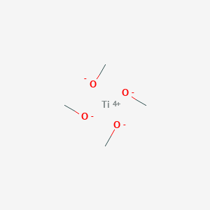 molecular formula C4H12O4Ti B1585175 Titanium tetra(methanolate) CAS No. 992-92-7