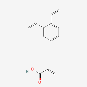 B1585177 2-Propenoic acid, polymer with diethenylbenzene CAS No. 9052-45-3