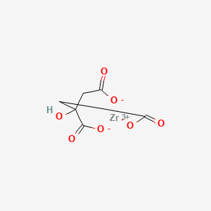 molecular formula C6H5O7Z B1585184 Zirconyl citrate CAS No. 22830-18-8