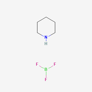 molecular formula C5H11BF3N B1585186 Boron, trifluoro(piperidine)-, (T-4)- CAS No. 592-39-2