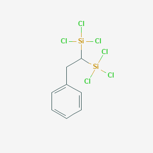 molecular formula C8H8Cl6Si2 B158519 Bis(trichlorosilyl)benzylmethane CAS No. 1922-99-2