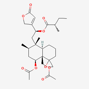 molecular formula C29H42O9 B1585201 Ajugamarin F4 CAS No. 122587-84-2