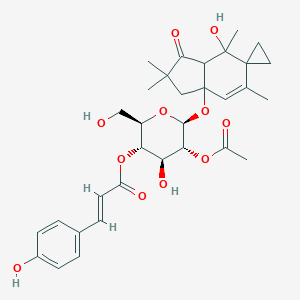 molecular formula C32H40O11 B158521 Hypoloside C CAS No. 125761-28-6