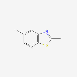 molecular formula C9H9NS B1585210 2,5-Dimethylbenzothiazole CAS No. 95-26-1